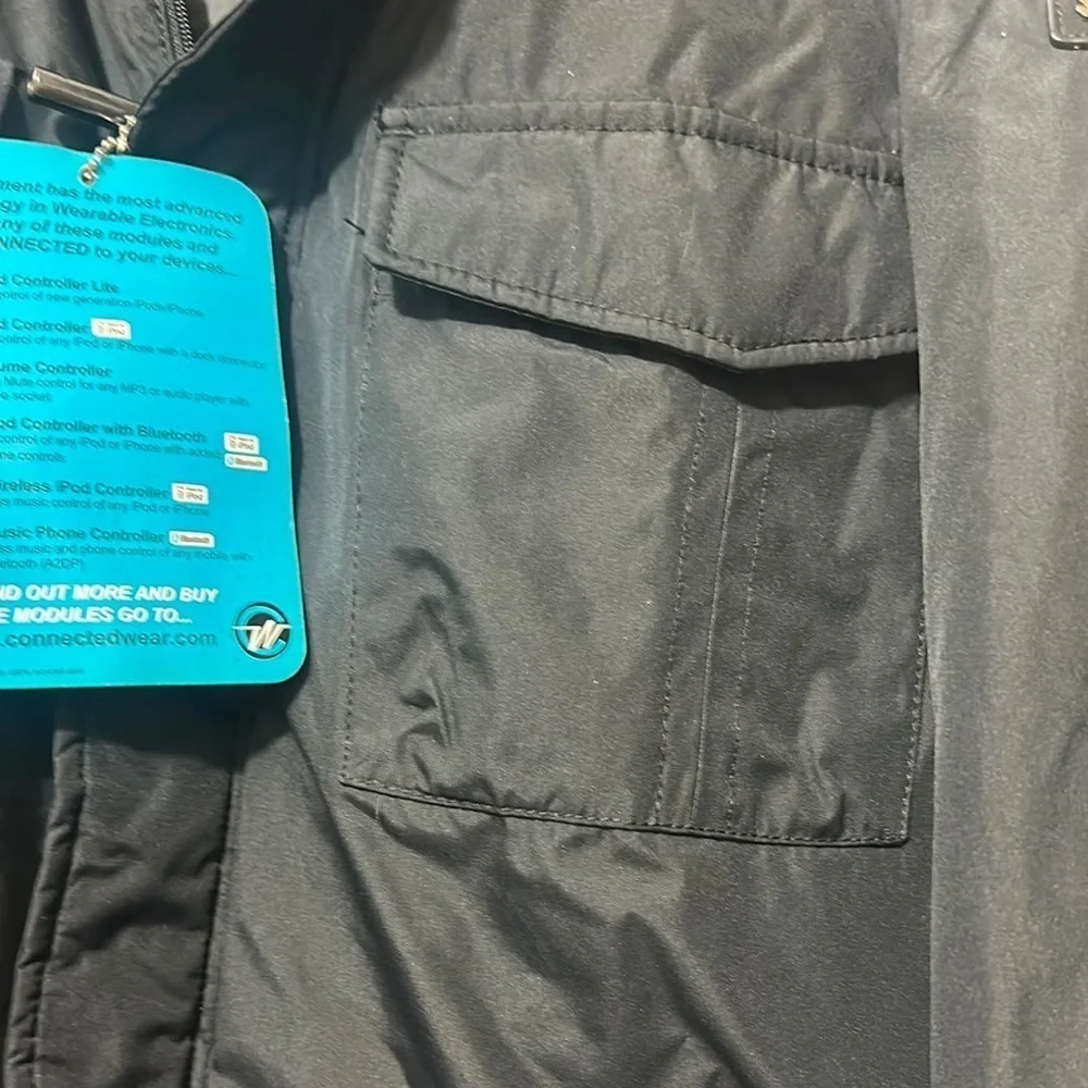 Hawke & Co Black Military Field Jacket